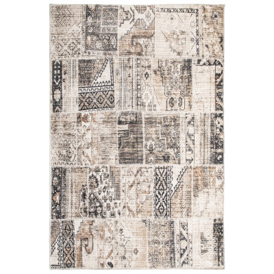 Cadiz Patchwork beige - maskinvävd matta